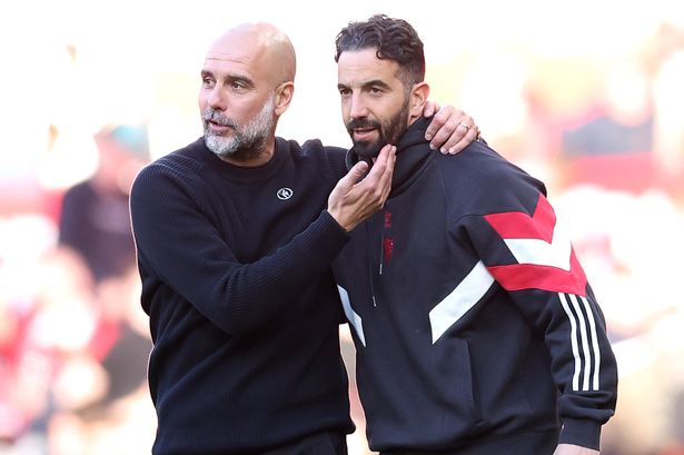 Pep Guardiola and Ruben Amorim are in same position ahead of Sunday’s Manchester derby