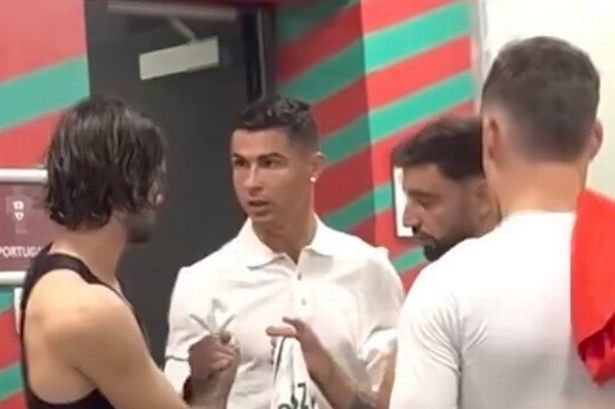Cristiano Ronaldo’s 10-word message to Dominik Szoboszlai after Liverpool star’s request