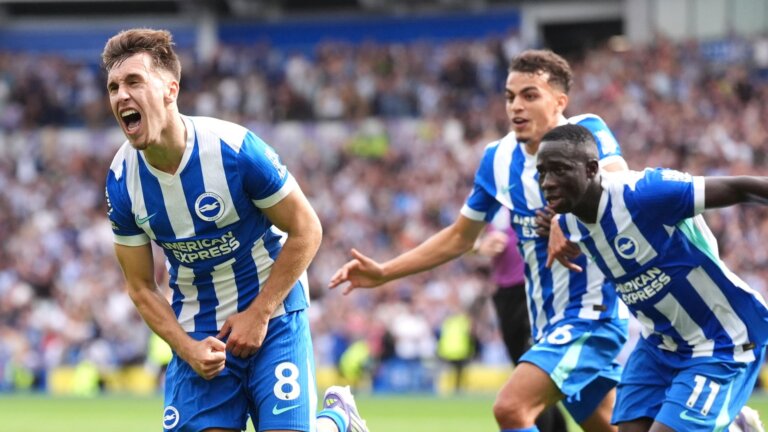 Brighton super subs inflict another defeat on Man City