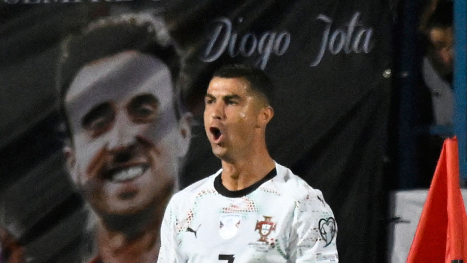 Ronaldo scores twice to help Portugal to win in first game since Jota's death