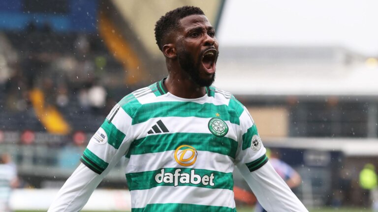 Iheanacho rescues Celtic with late penalty on debut against Kilmarnock