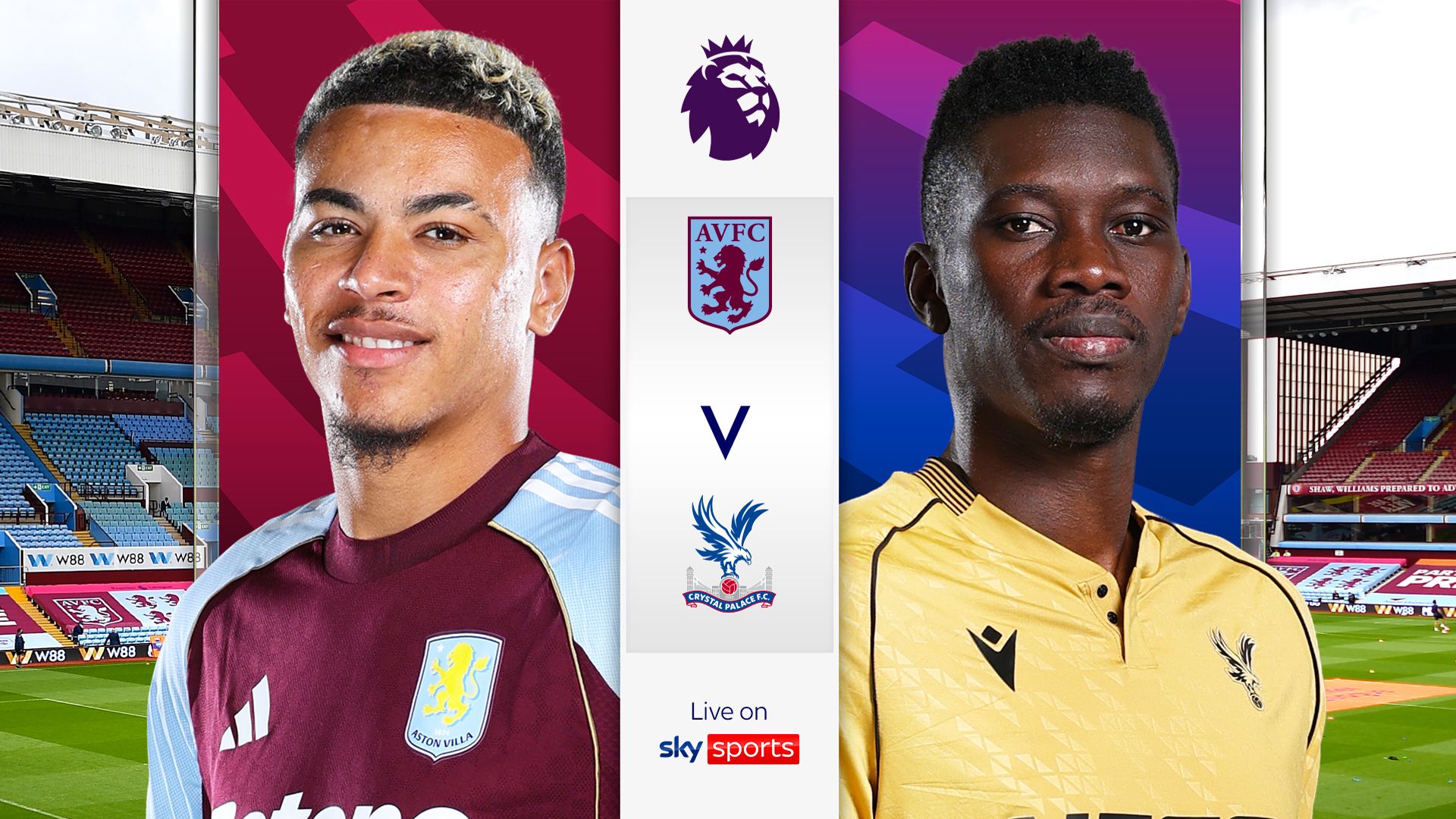 Guehi starts for Palace but no Martinez in the squad for Villa LIVE!